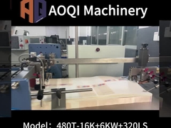 वाणिज्यिक मुद्रण उपकरण पेल फीडर के साथ पेपर फोल्डिंग मशीन