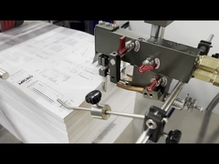 480 मिमी चौड़ाई 380V पावर के साथ गियर ड्राइविंग A3 पेपर फोल्डिंग मशीन